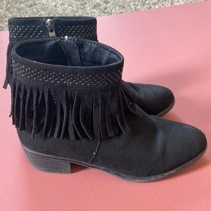 Girls Black Fashion Boots